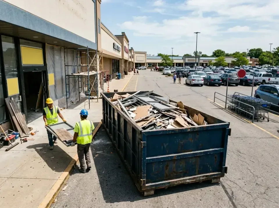 retail-store-renovation-debris-003 — frequently asked questions, Roll-off Dumpster Rentals in Gilberts, IL